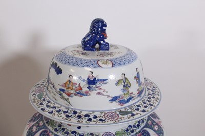 Lot 2083 - A pair of large Chinese ‘Eight Immortals’...