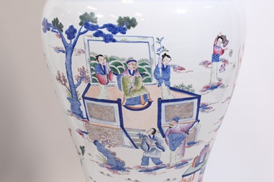 Lot 2083 - A pair of large Chinese ‘Eight Immortals’...