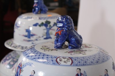 Lot 2083 - A pair of large Chinese ‘Eight Immortals’...