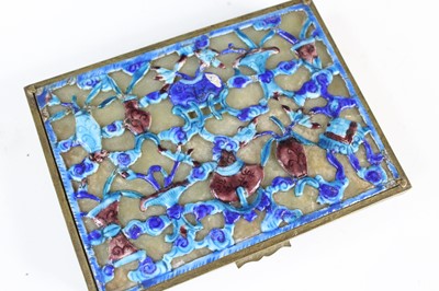 Lot 2057 - A set of three Chinese metal wares, circa 1900,...