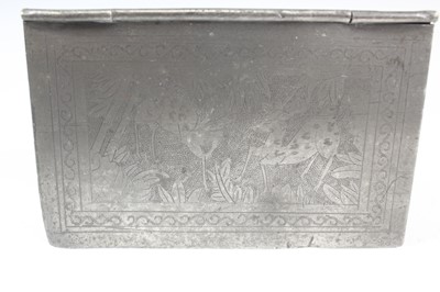 Lot 2057 - A set of three Chinese metal wares, circa 1900,...