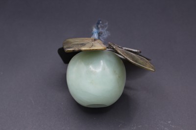 Lot 2049 - A group of five Chinese jade objects, 19th to...