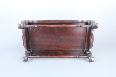 Lot 2092 - A Chinese rectangular wooden stand, 20th...