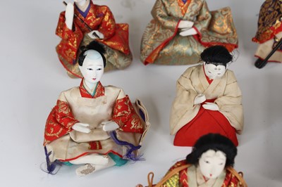 Lot 552 - A group of thirteen Japanese "Girl's Day'"...