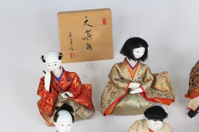 Lot 552 - A group of thirteen Japanese "Girl's Day'"...