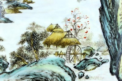 Lot 2096 - A Chinese hardwood table screen with an...