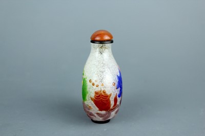 Lot 2011 - Two Chinese multi-colour overlay...