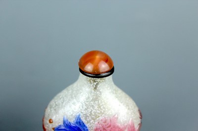 Lot 2011 - Two Chinese multi-colour overlay...