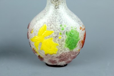 Lot 2011 - Two Chinese multi-colour overlay...