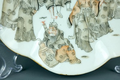 Lot 2077 - A Chinese polychrome enameled ‘Eight...