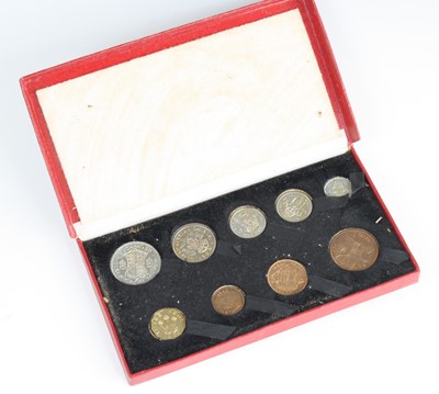 Lot 2369 - Great Britain, 1950 nine-coin set, George VI,...