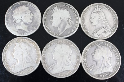 Lot 2405 - Great Britain, 1819 crown, George III laureate...