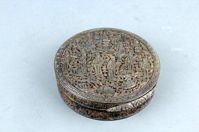 Lot 2073 - A Chinese tortoiseshell carved ‘Eight...