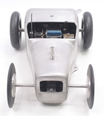 Lot 13 - McCoy Hot Rod Tether Car McCoy 60 black case...