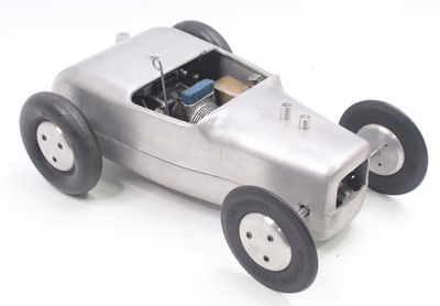 Lot 13 - McCoy Hot Rod Tether Car McCoy 60 black case...