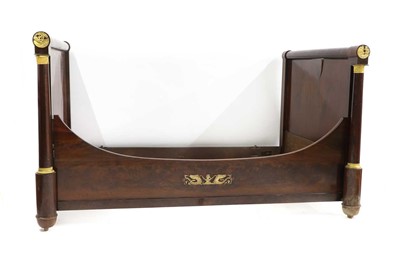Lot 1114 - A 19th century French empire mahogany, flame...