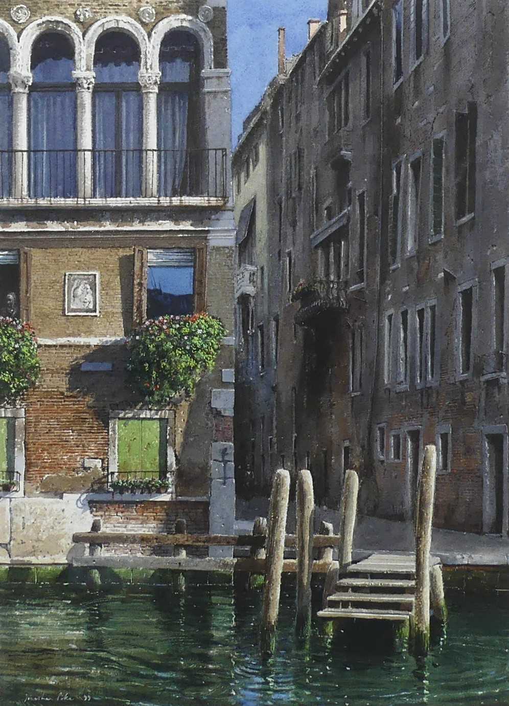 Lot 286 - Jonathan Pike (b.1949) - On the Grand Canal,...