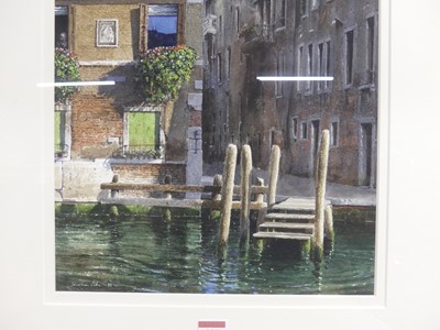 Lot 286 - Jonathan Pike (b.1949) - On the Grand Canal,...