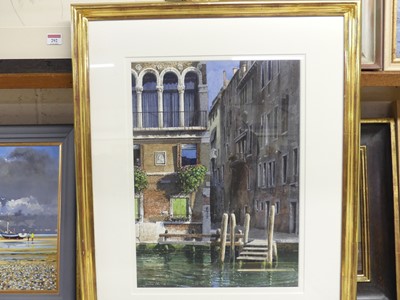 Lot 286 - Jonathan Pike (b.1949) - On the Grand Canal,...