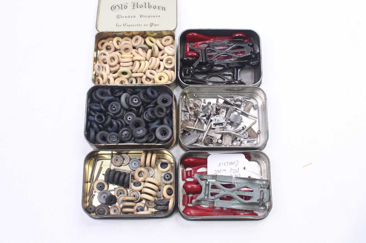 Lot 1195 - Collection of Dinky Toys spare tyres, body...