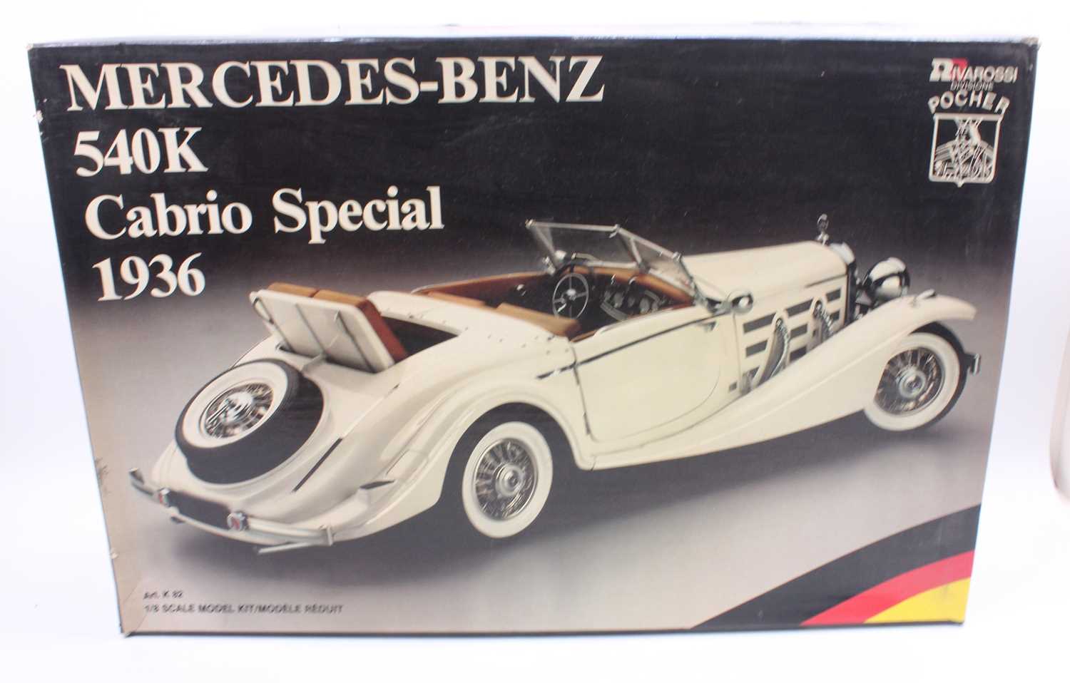 POCHER メルセデスベンツ500K-AK カブリオレ 1/8スケール 未組立 POCHER メルセデスベンツ500K-AK カブリオレ 1/8スケール 未組立 NEW