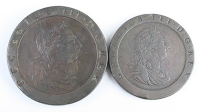 Lot 2493 - Great Britain, 1797 cartwheel two penny, Soho...