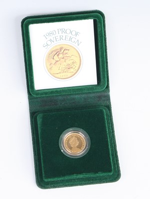 Lot 2425 - Great Britain, 1980 gold proof full sovereign,...