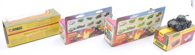Lot 1529 - Matchbox and Corgi Military Diecast Group, 4...