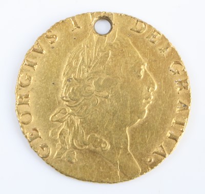 Lot 2418 - Great Britain, 1793 gold spade guinea, George...