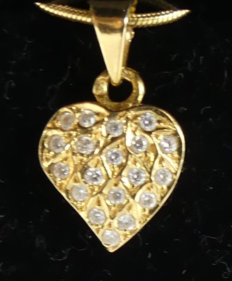Lot 2626 - A continental yellow metal and diamond set...