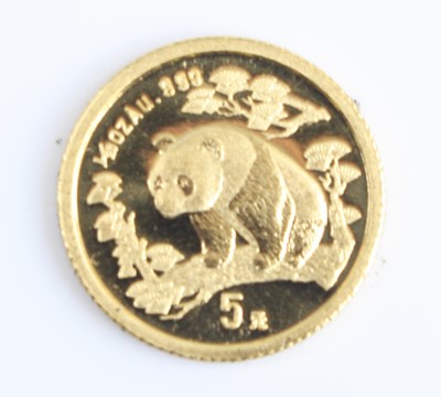 Lot 2297 - China, 1997 The Giant Panda 1/20oz brilliant...
