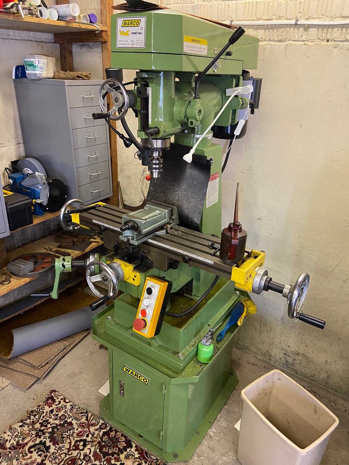 Lot 33 - A Warco VMC turret mill milling machine,...