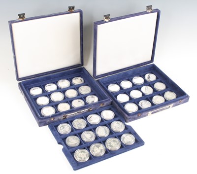Lot 2434 - Westminster, a collection of thirty-six silver...