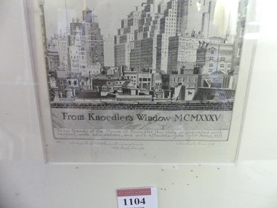 Lot 1104 - John Taylor Arms (American 1887-1953) - From...