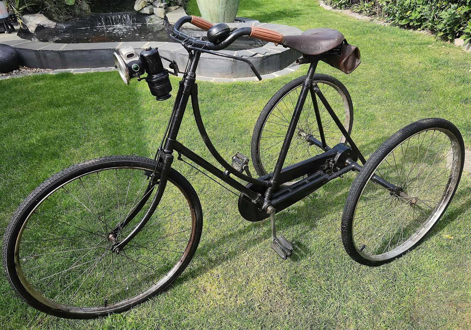 Lot 2930 - A circa 1920s James Royal 2-speed tricycle...
