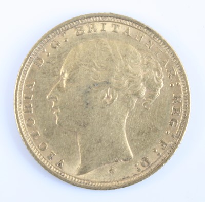 Lot 2340 - Great Britain, 1884 gold full sovereign,...