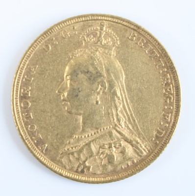 Lot 2308 - Great Britain, 1889 gold full sovereign,...