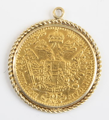 Lot 2232 - Austrian Empire, 1915 gold 1 Ducat, obv:...