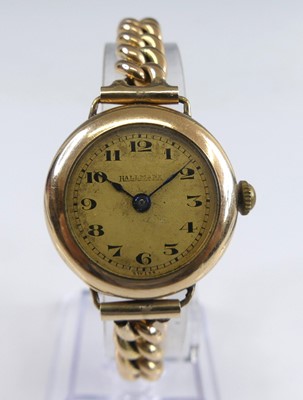 Lot 2770 - A lady's vintage Hallmark gold plated manual...