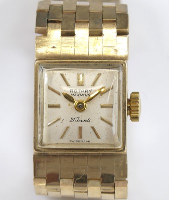 Lot 2797 - A lady's Rotary Maximus 9ct gold cased manual...