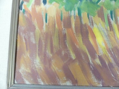 Lot 342 - Philip Sutton RA (b.1928) - Cornfield, oil on...