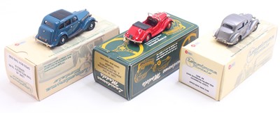 Lot 1653 - Three Lansdowne 1/43 scale white metal cars to...
