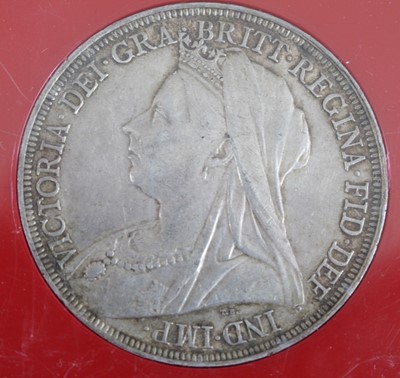 Lot 2490 - Great Britain, 1896 crown, Victoria veiled...