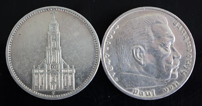 Lot 2438 - Germany, 1936 5 Reichsmark, obv: Imperial...