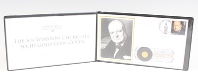 Lot 2429 - The Sir Winston Churchill Solid Gold Coin...