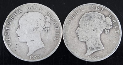 Lot 2397 - Great Britain, 1878 half crown, Victoria young...