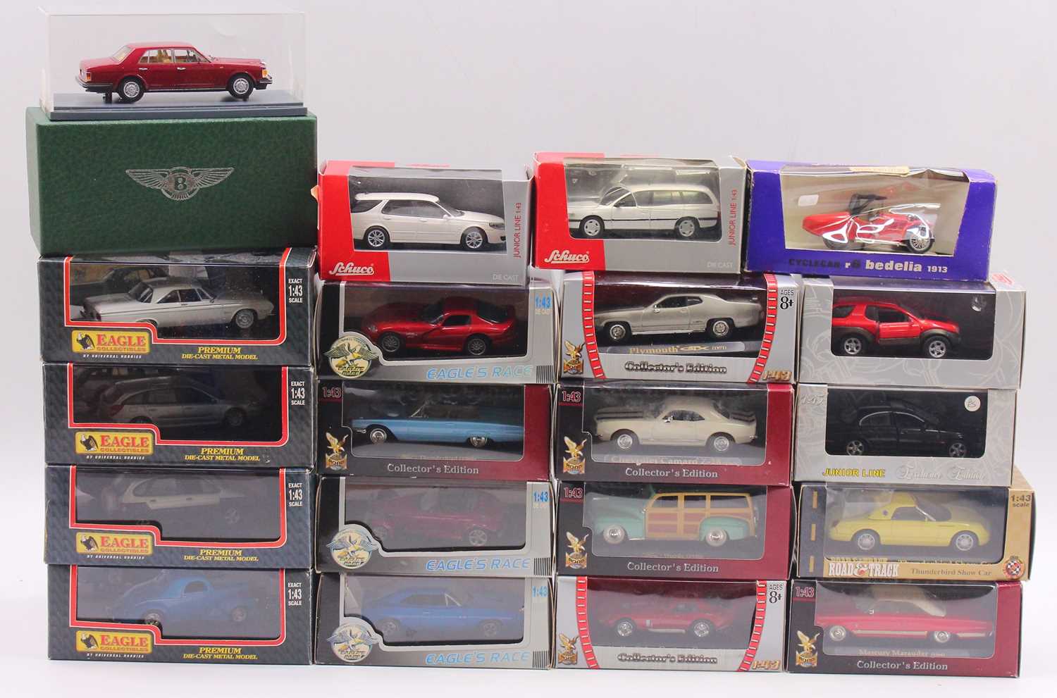 Lot 993 - One tray containing various 1/43 scale diecast...