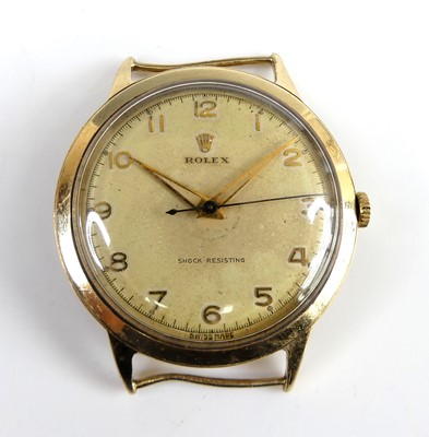 Lot 2822 - A gent's vintage Rolex 9ct gold cased...