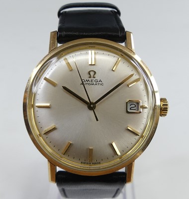 Lot 2836 - A gent's Omega Seamaster 9ct gold cased...