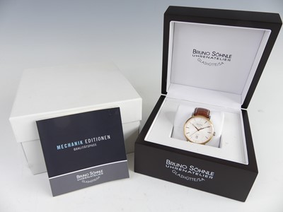 Lot 2838 - A Bruno Söhnle Glashütte gent's steel and gold...